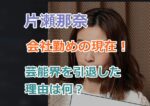 片瀬那奈が芸能界を引退した理由は何？現在は普通の会社員で幸せを満喫！