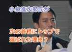 小泉進次郎氏が次の首相にトップで選ばれた理由？次の総理に誰が一番ふさわしいか世論調査で