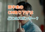 田中圭のCM取り下げはどこのスポンサー？CM打ち切りの連鎖反応してしまう？