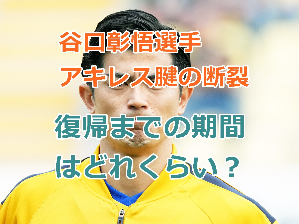 谷口彰悟選手アキレス腱の断裂、復帰までの期間（何ヶ月）はどれくらい？