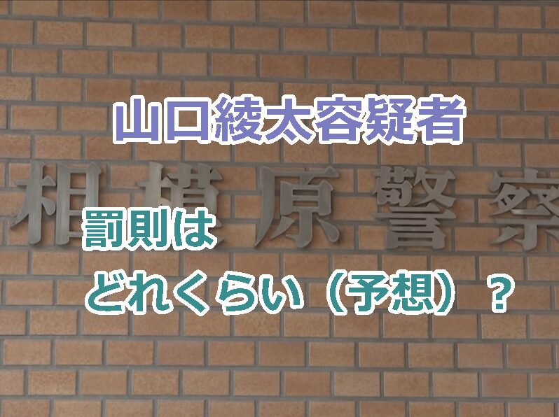 山口綾太容疑者の性的暴行に対しての罰則は（予想）？プロフィールと顔画像